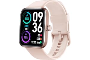 aeac Smart Watches for Women for Android & iPhone, 1.69" HD Touch Screen Fitness Watch with Heart Rate/SpO2/Sleep Monitor, Calorie/Step/Distance Counter, IP68 Waterproof Smart Watch