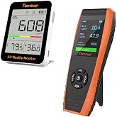Temtop Complete Air Quality Monitoring Bundle: Track PM2.5, Formaldehyde, VOCs, and CO2 for Healthier Air