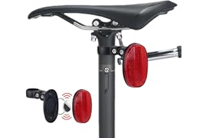 Benustra Airtag Bike Mount Hidden, Bicycle GPS Tracker Mount Reflectors, Anti-Theft Air tag GPS Tracker Bike Reflector Holder Accessory for Mountain Road Bikes Electric Bicycle Scooters(No Airtag)