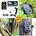 [Updated Version] 16MP 1080P HD Game and Trail camera for Deer Hunting No Glow Infrared Scouting Camera Night Vision max to 82ft with 46pcs LEDs , 2.4