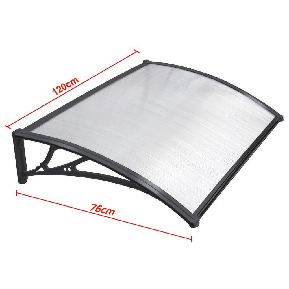 Monumart 120 X 76 Cm Door Canopy Awning Roof Front Window Porch
