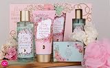 accentra POSY OF FLOWERS Bath Gift Set 4 Pc Women Body Care Relaxation Tea Rose view 9