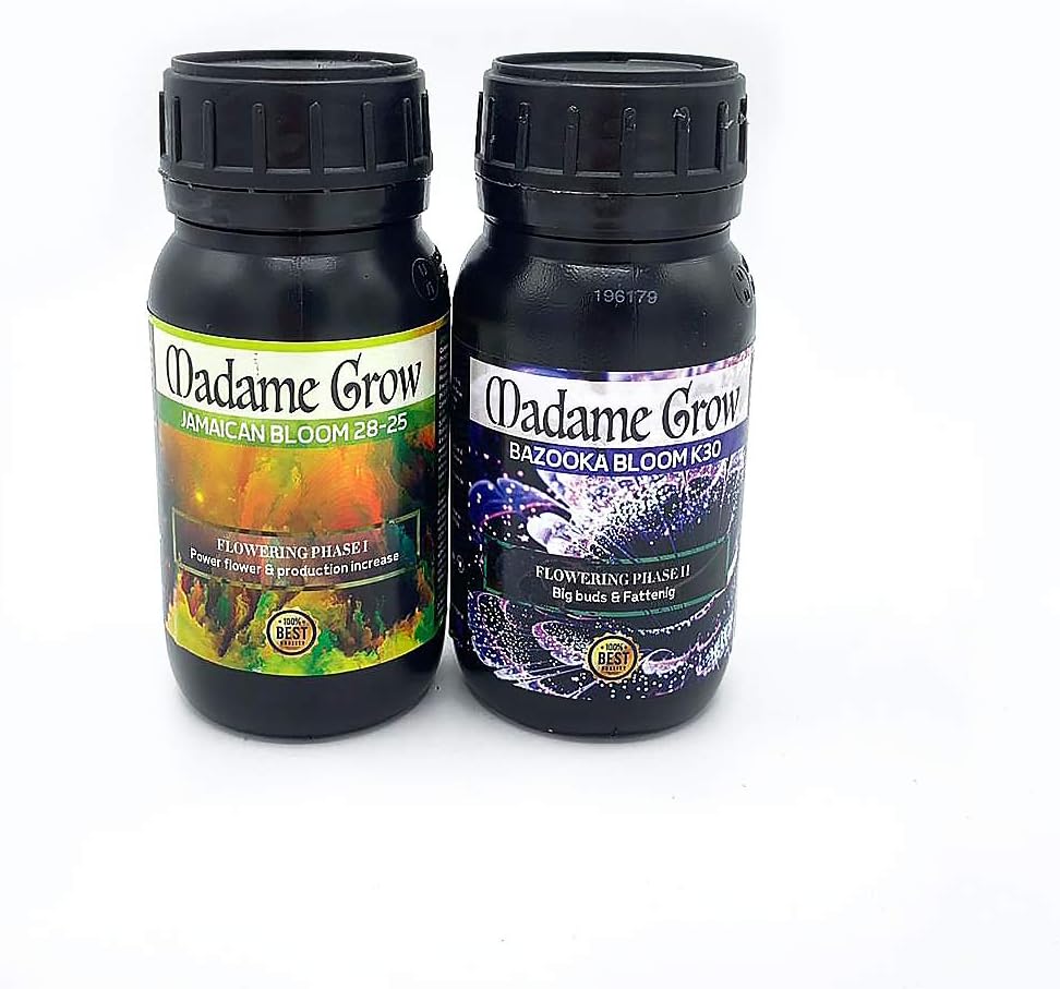 MADAME GROW Flower DUOPACK - 2 x 250 ml - Save now and get this This Kit DE Bloom and fattening for 4.20 bestial results without complications