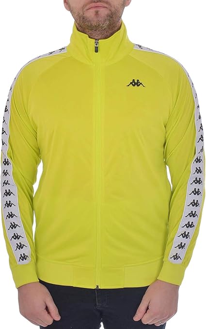 lime green kappa hoodie