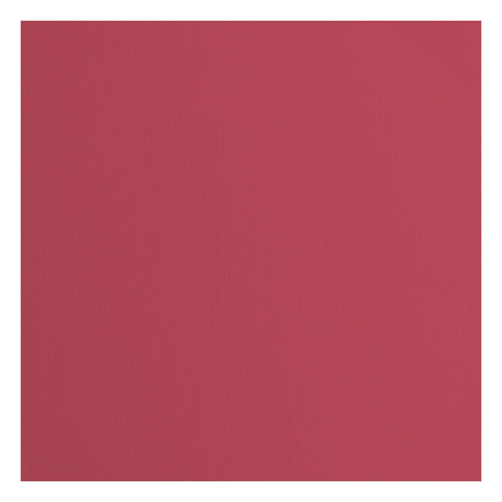 Florence Cardstock Textured - Coloured Card Making Supplies 12 x 12 inch - Pink - 20 Sheets - Coloured Paper for Scrapbooking, Card Making, Die Cutting and Paper Crafts - 216 GSM - BlackBerry