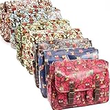 Cartoon Owl print Oilcloth Cross Body Messenger Satchel LargeWomen Shoulder Bag hold A4 folder