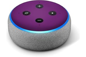 IT'S A SKIN Purple Muted - Vinyl Decal Skin Compatible with Amazon Echo Dot 3rd Generation Alexa - Decorations for Your Smart Home Speakers, Great Accessories Gift for mom, dad, Birthday, Kids
