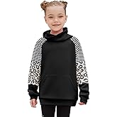 Mirawise Girls Sweatshirt Long Sleeve Hoodie Shirts Pullover Sweater Oversized Cute Clothes Kids Outfits Tops with Pocket