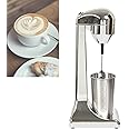 Commercial Stainless Steel Milk Shake Machine, Stainless Steel Milk Shaking Machine,One Head Drink Mixer 110V (One Head)