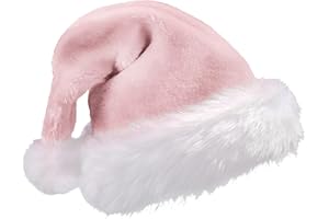 GlyinnHe Christmas Santa Hats for Adults Christmas New Year Party Decorations and Supplies