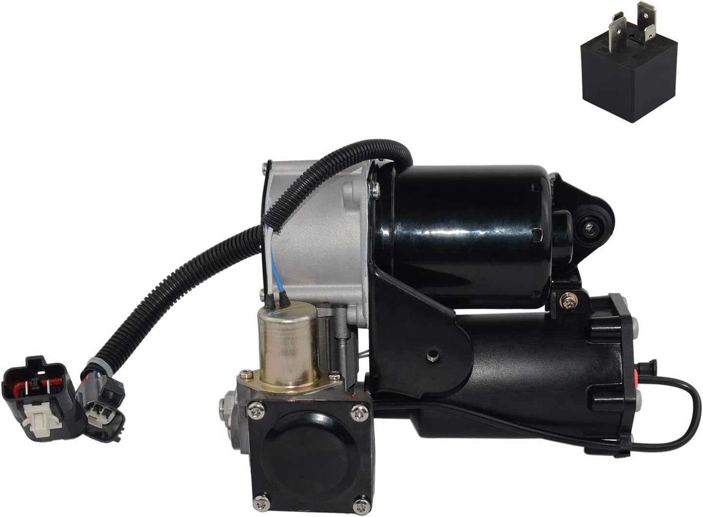 LR023964 Hitachi System Air Suspension Compressor Pump Fits for Land Rover LR3 LR4 Range Rover SPORT 2005-2013: Home Improvement