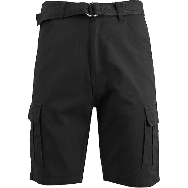 ROCXL Big & Tall Men's Cargo Shorts Size 46 Black - Expandable