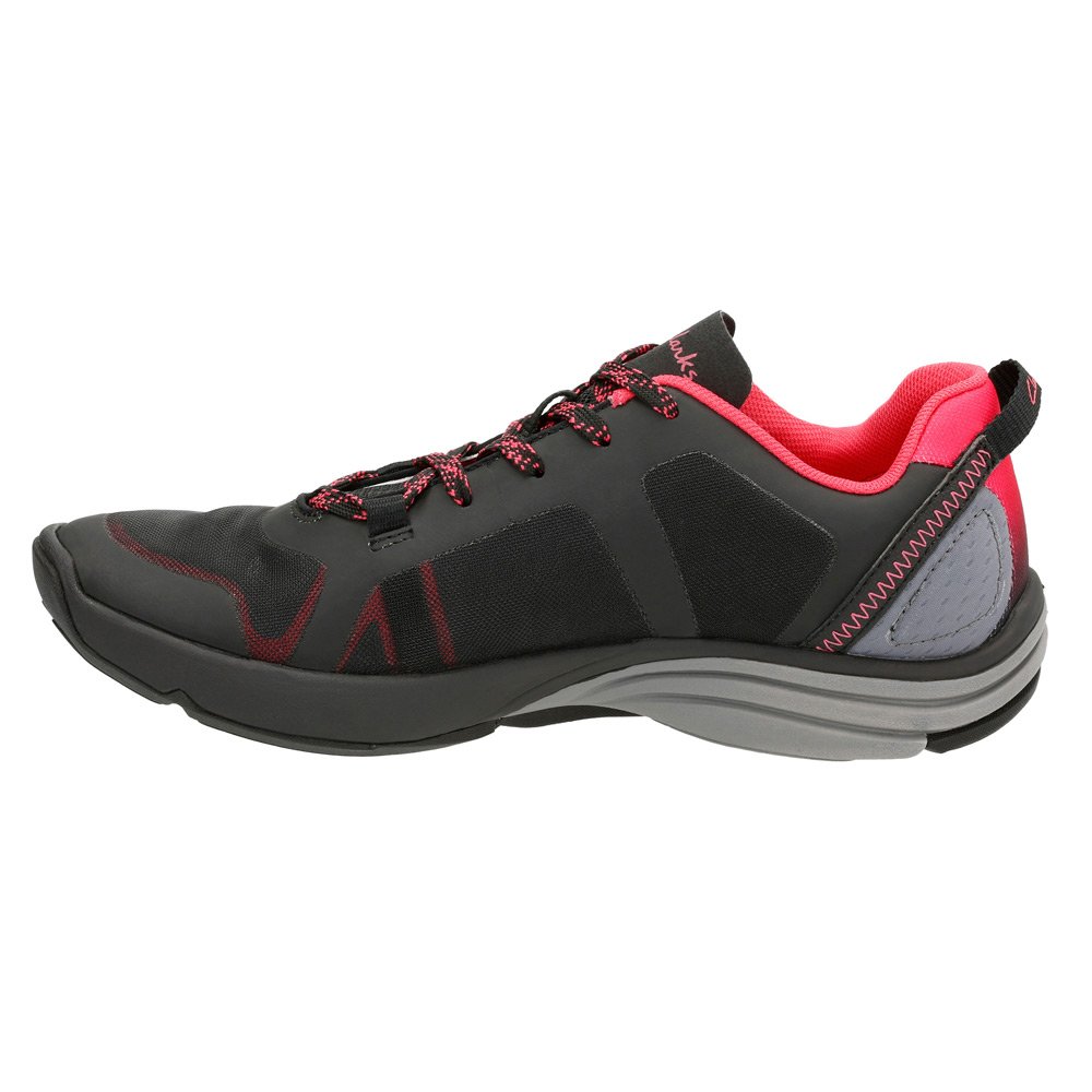 Clarks Women's Wave Kick Lace Up Shoe,Black Mesh,US 6 M - Image 4