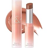 rom&nd Glasting Melting Balm - High-Shine Hydrating Tinted Lip Balm - Buildable Gloss & Vegan Formula - Korean Glossy Lip Balm with Shea Butter 0.12 oz (#11 Buffy Coral)