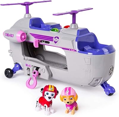 Paw Patrol Skye Rescue Helicopter Ultimate Rescue Toy Spin Master w/ Effects
