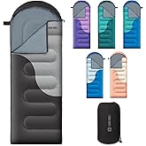 Sleeping Bags for Adults&Kids,Lightweight Waterproof Warm Weather Sleeping Bag,Compact Portable Sleeping Bag for Camping,Essentials Gear for Camping Hiking Outdoor Travel