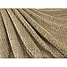 PAVILIA Tan Taupe Couch Blanket Throw Reversible Sherpa Chevron, Soft Cozy Jacquard Weave Textured Blanket Sofa Bed, Thick Warm Large Fleece Car Blanket, Decorative Plush Home Decor, 50x60 Beige Camel