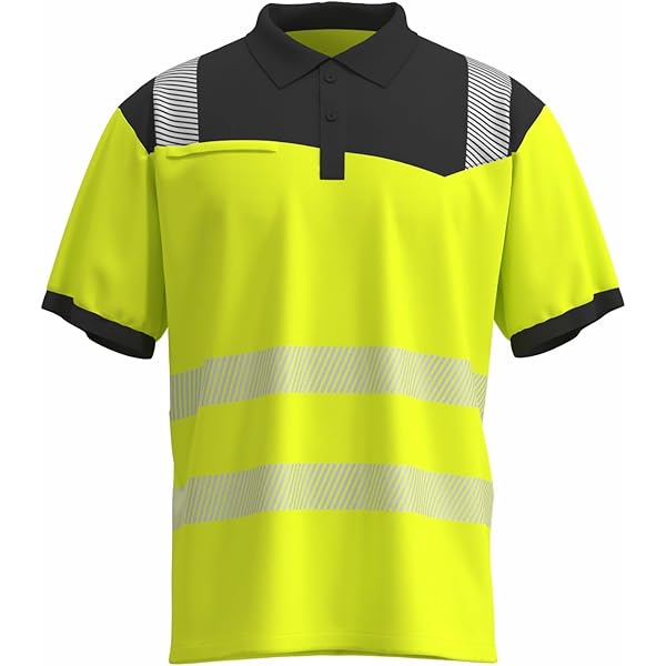 Amazon.com: Two Tone Yellow Navy Blue Short Sleeve Safety T