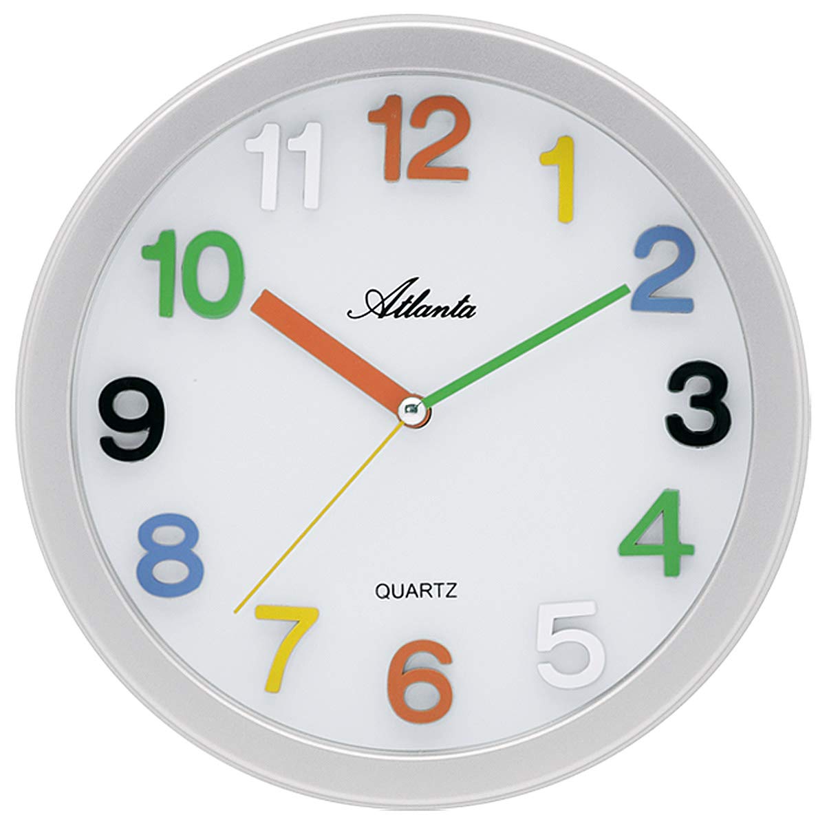 Atlanta Wall Clock Analogue White 4352