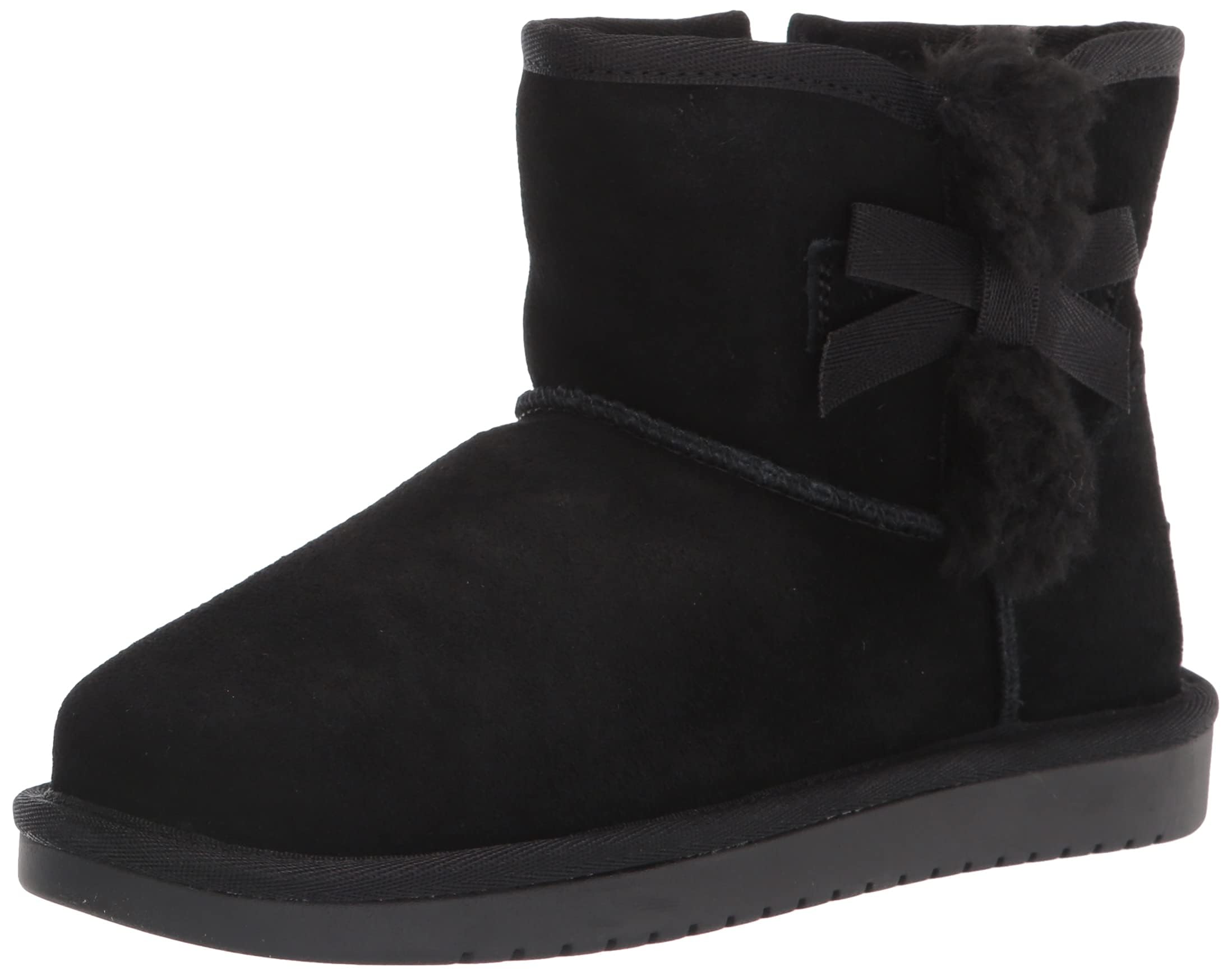 Koolaburra by UGG Girls Victoria Mini Fashion Boot, Black, 9 Toddler US Image