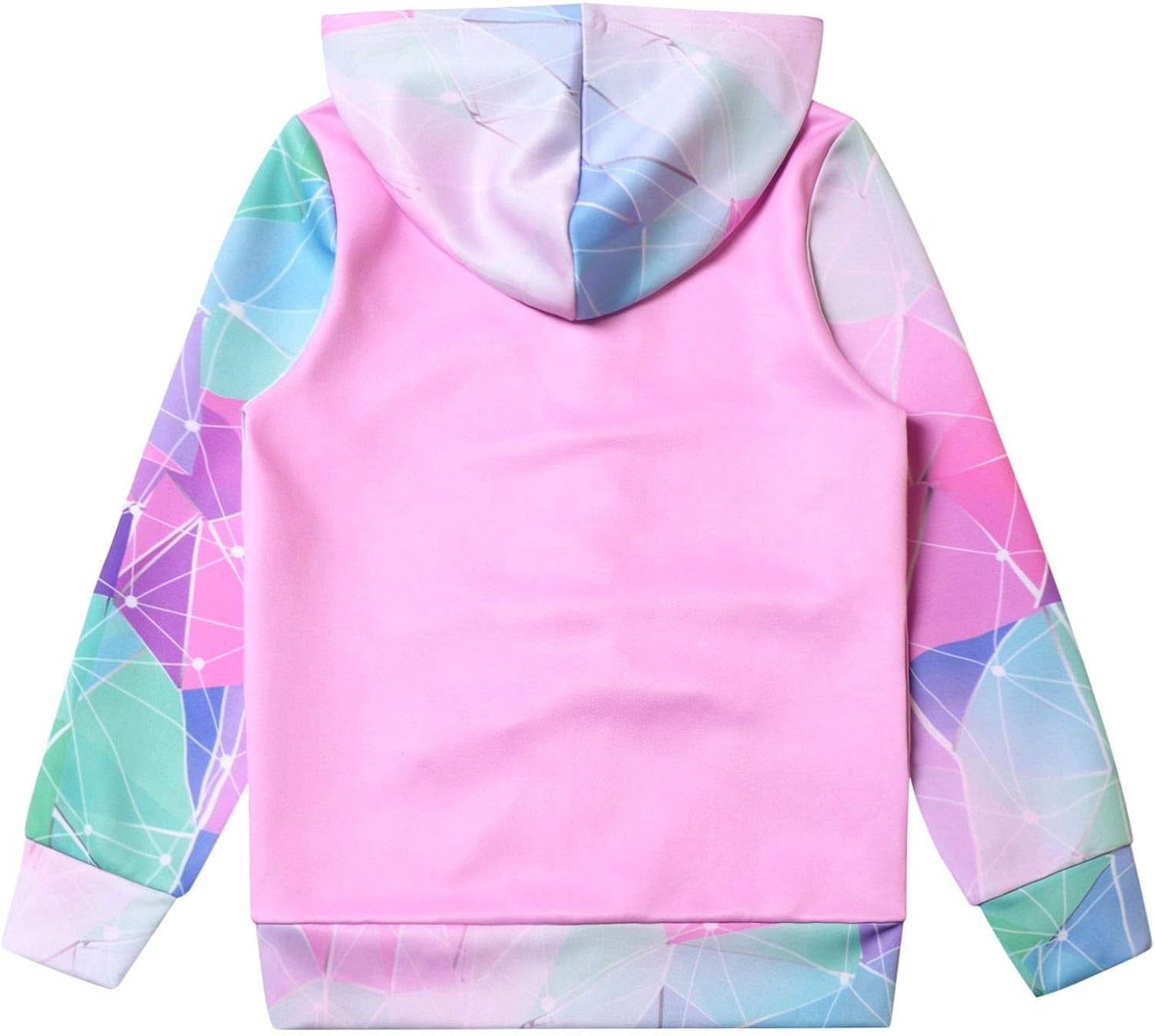 Girls Zip Up Hoodie Jacket Unicorn Sweatshirt with Pockets: Clothing