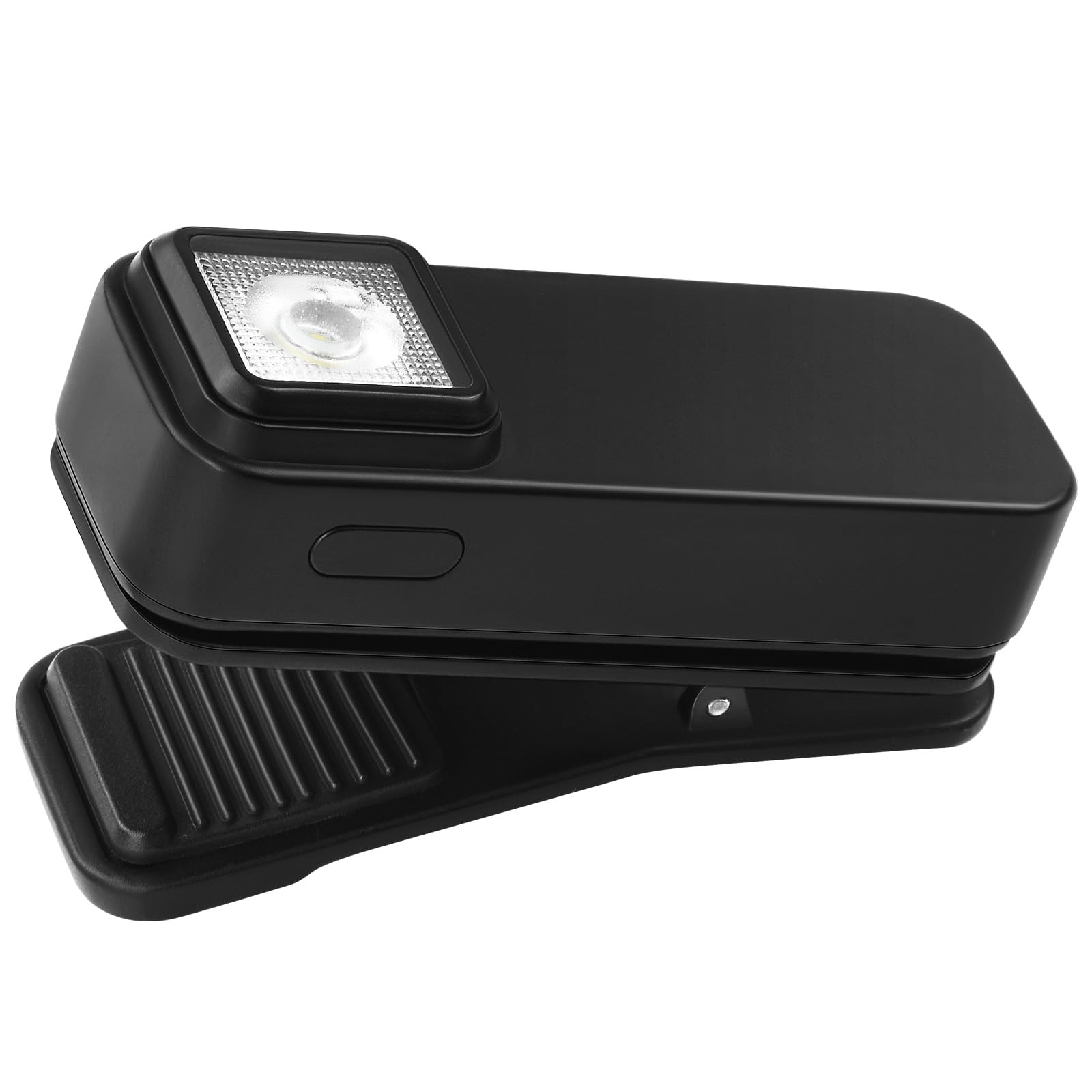 Adiwo Rechargeable EDC Clip on Torch, 300 Lumen Hand Free Pocket Lamp with USB-C Charging, Dual Light Sources and 6 Light Mode, IPX4 Waterproof, 12mm Clamping, for Cycling Hiking Camping Walking Pets