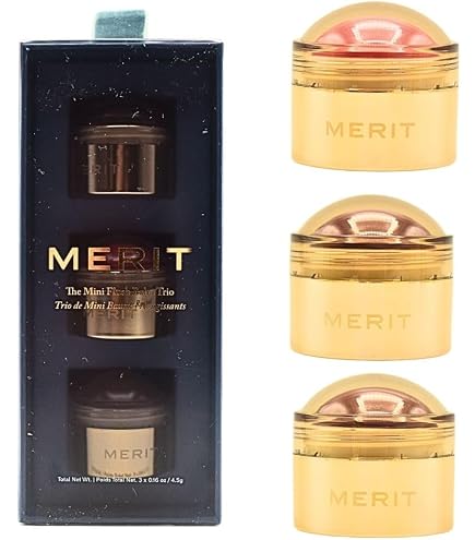 Amazon.com: MERIT The Mini Flush Blush Balm Trio Edición Limitada