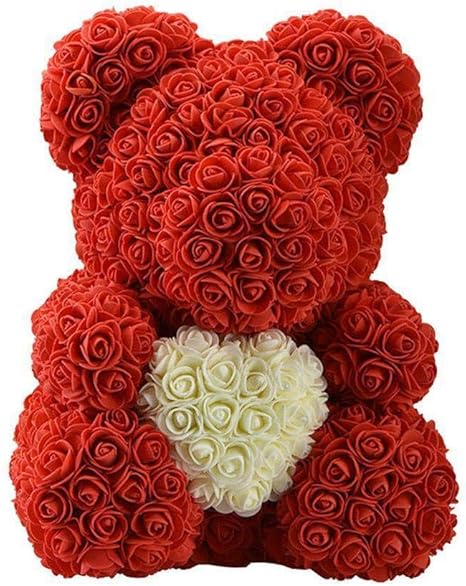 teddy made from roses