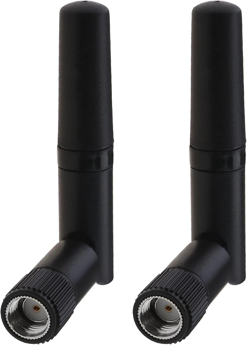 The Lord of the Tools 2PCS Mini WiFi Antenna Dual Band 2.4/5.8GHz RP-SMA Right