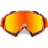 NENKI Dirt Bike Goggles Adult Motocross Dirtbike 4 Wheeler MX ATV Off Road Goggles Glasses Anti Fog Lens for Men Women