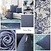 Home Brilliant Burlap Linen Throw Pillow Covers Blue Cushion Covers Decorative Throw Pillows for Couch, 18x18 inch(45cm), Set of 2, Navy Blue