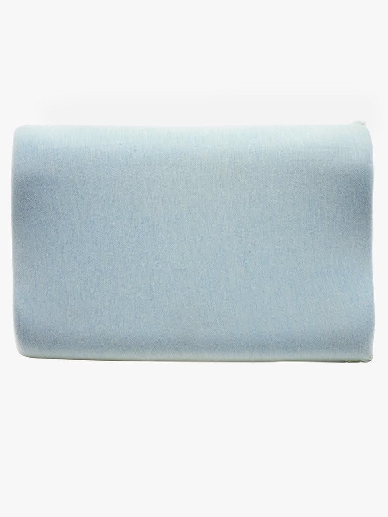 The White Willow Cervical Orthopedic Memory Foam Cooling Active Air King Size Contour Spondylitis Sleeping Bed Pillow for Neck and Back Pain Relief with Removable Cover (24" L x 16.5" W x 4.5" H)