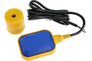SESICWE Float Switch for Sump Pump, Water Level Sensor for Water Tank with 6ft Power Cord, for Ground Water Bilge Pump and Water Tank, 13 Amp, IP68 (6 Ft Cable)
