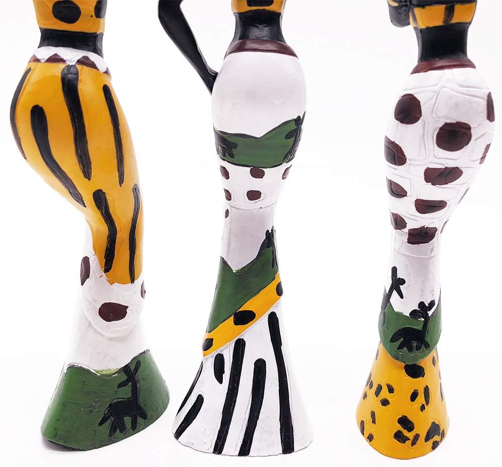 MonLiya 3 Pack African Sculpture with Adhesive Tape - Image 5