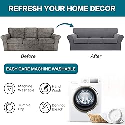 Turquoize 4 Piece Sofa Covers for 3 Cushion Couch