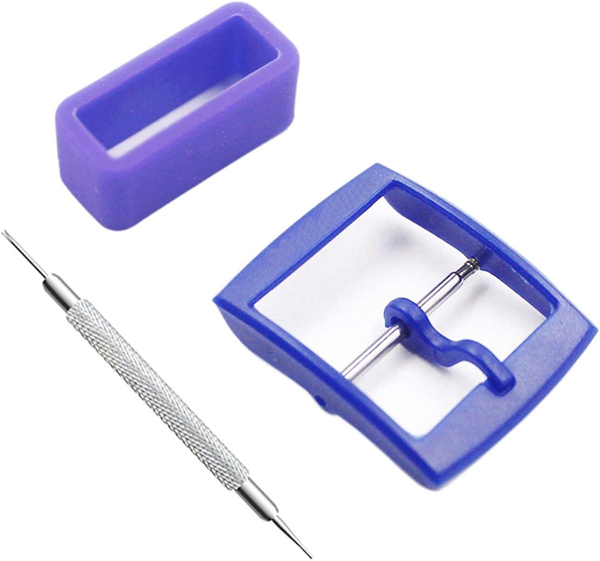 Watch Straps Replacement Plastic Buckle and Silicone Loops for Swatch Choice of Colors & Widths