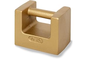 Troemner 9282 ASTM Class 6 (Replaces NIST Class F) Cast Iron Grip Handle Weight, 10 kg