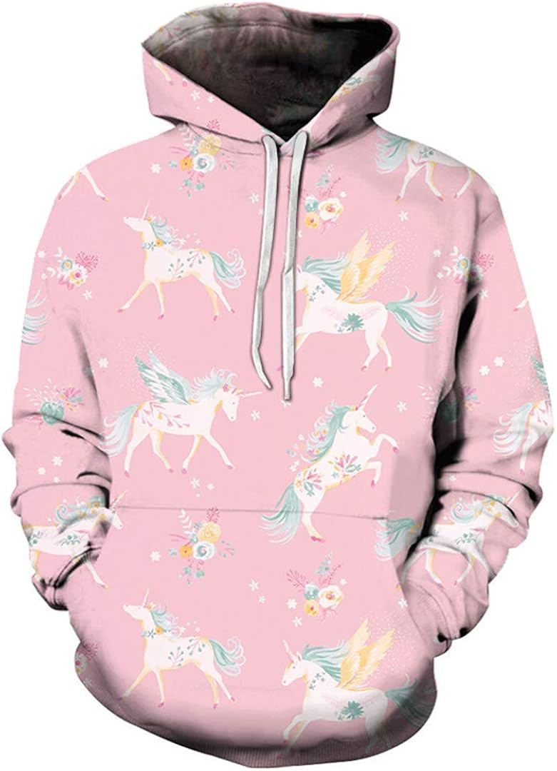 Amazon.com: Off White 3D Hoodies Rainbow Printed Hooded Fashion Men Women Hoodie Hoody Coat 