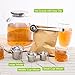 ME.FAN Tea Infuser Set - Premium Stainless Steel Tea Strainers - Included Loose Leaf Tea Filters (Set of 3)& Tea Scoop with Bag Clip - Best Gift for Tea Lover