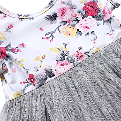 image for Flofallzique Long Sleeve Toddler Dress 1-9Years Old Maxi Girls Dress V