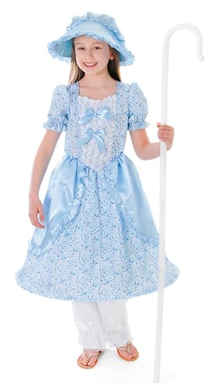 Little Bo Peep (Dress, Bloomers, Bonnet) Childrens Fancy Dress ...