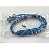 2 x Gigabyte High Quality Original Light Blue SATA 3 6GB/s Cable (46cm)