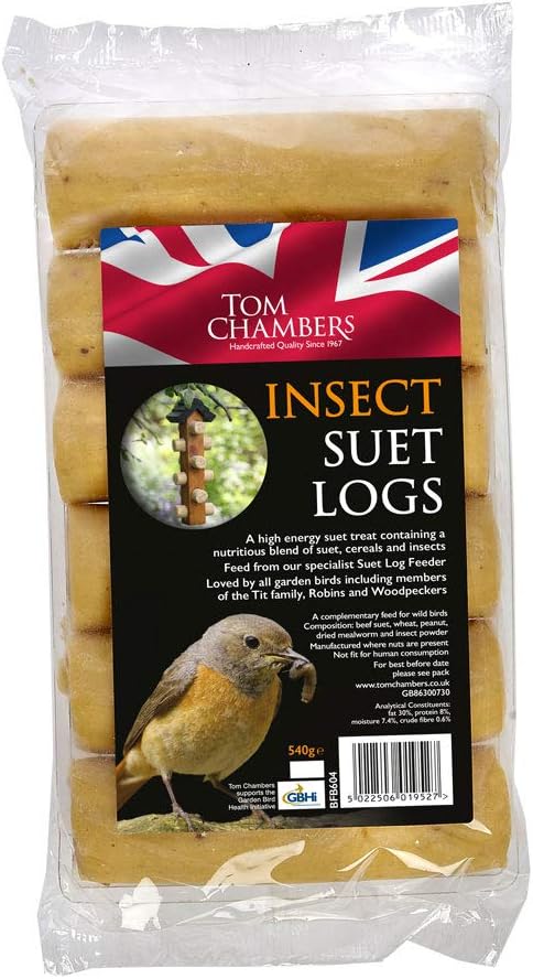 Insect Suet Logs 6 Pack Amazon Co Uk Garden Outdoors