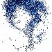 Bilipala Blue Star Table Confetti Sparkle Star Sequins For Wedding Baby Shower Birthday Party Decorations Supplies, 6 MM, 2 Ounce
