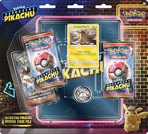 Image of Pokemon Detective Pikachu Special Case File TCG: 3 Booster Pack + Movie Binder