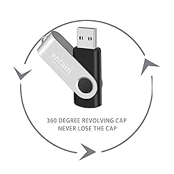 10-Pack Enfain 16GB USB 2.0 Swivel Flash