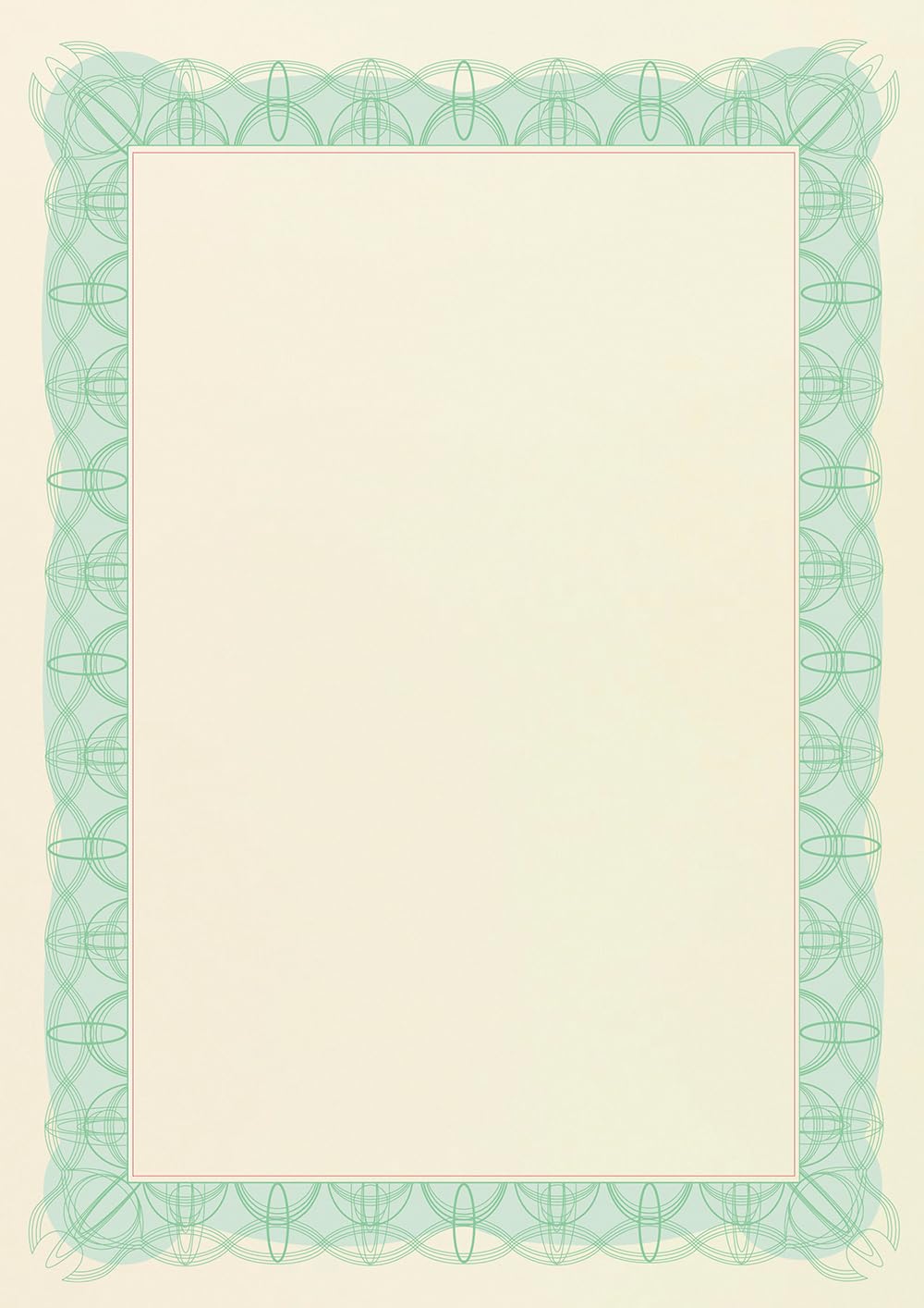 Computer Craft Certificate Papers with Foil Seals 90gsm A4 Green Wave Ref CCC2020 [Pack of 30]