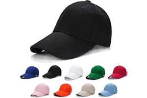 Edoneery Baseball Cap for Kids-Adjustable Washed Cotton Golf Toddler Hat for Boys & Girls