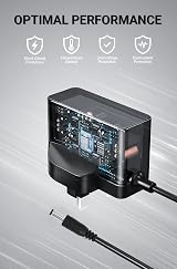 Bouge 7.5V Radio Mains Adaptor for Roberts Elise DAB FM RDS Radio UK Plug view 5