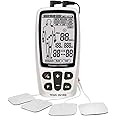 Therapist’s Choice® Rechargeable TENS3N1RB Combo TENS, EMS, Massage with Body Image Diagram Electrode Placement, with Belt Clip and Display Box.